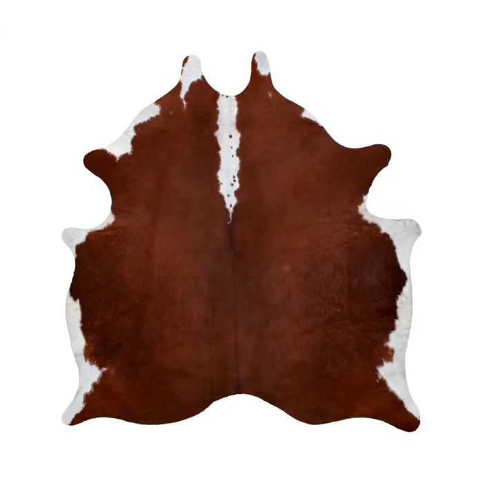Covor din piele naturală de vacă Linea Natura, cu aspect rustic și textură unică [1]