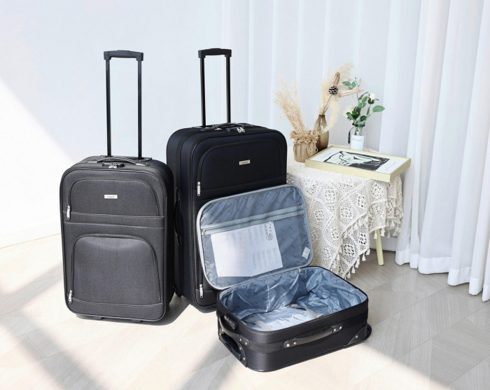 Set de Trolere Călătorie – 3 piese, negru [3]