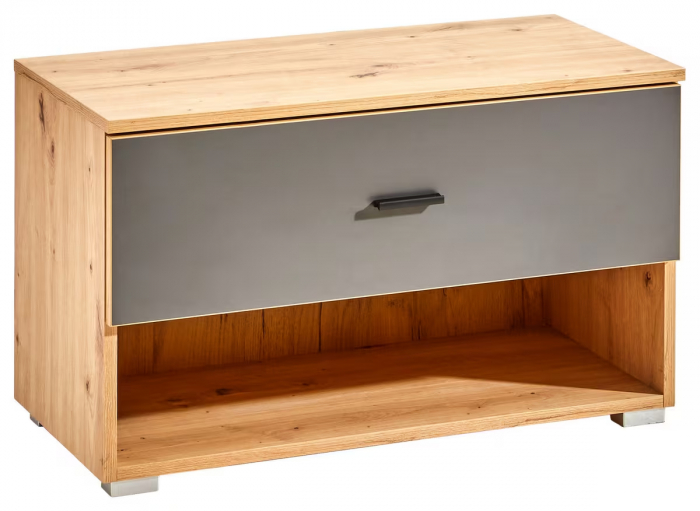Set dulap hol din 4 piese – 165 × 198 × 38 cm, în nuanță stejar natural [5]