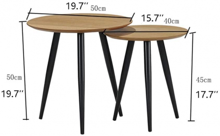 Set masute de cafea lemn [1]