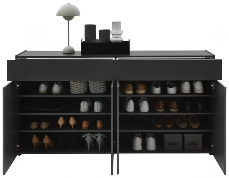 Mobilier - Dulap pentru pantofi – finisaj grafit