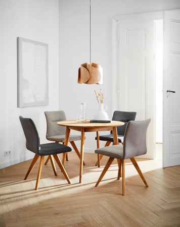 Masa rotunda din lemn 100cm [2]