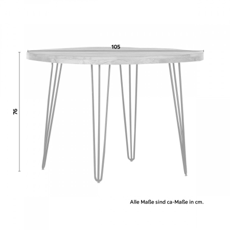 Masa rotunda din lemn [1]