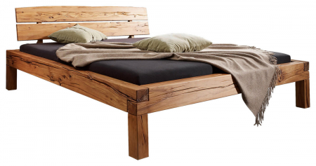Mobilier - Pat dormitor din lemn masiv