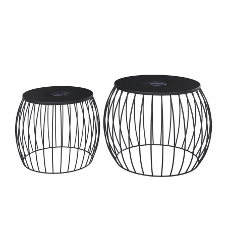 Grădină și Exterior - Set 2 mese cu LED pentru exterior