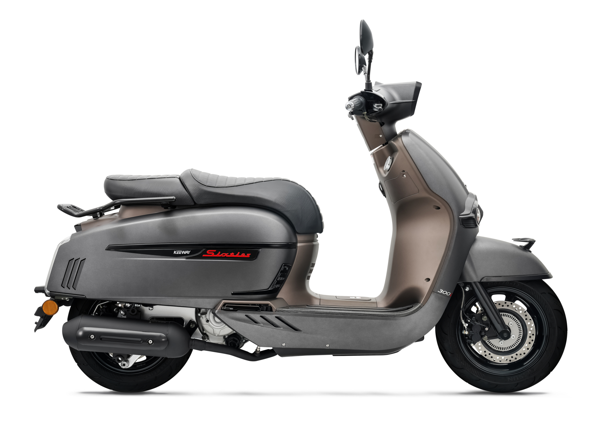 Keeway Sixties 300i vedere laterala negru