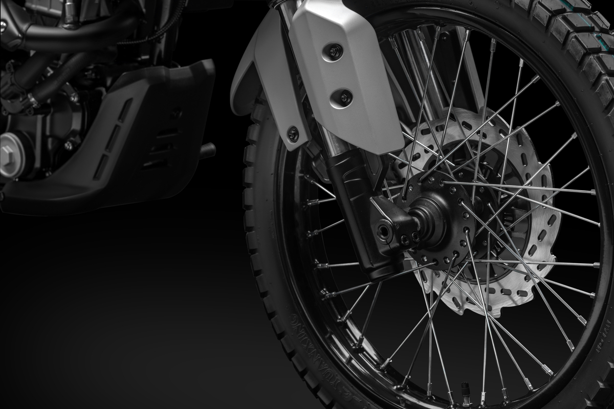 Morbidelli T125 gri vedere laterală