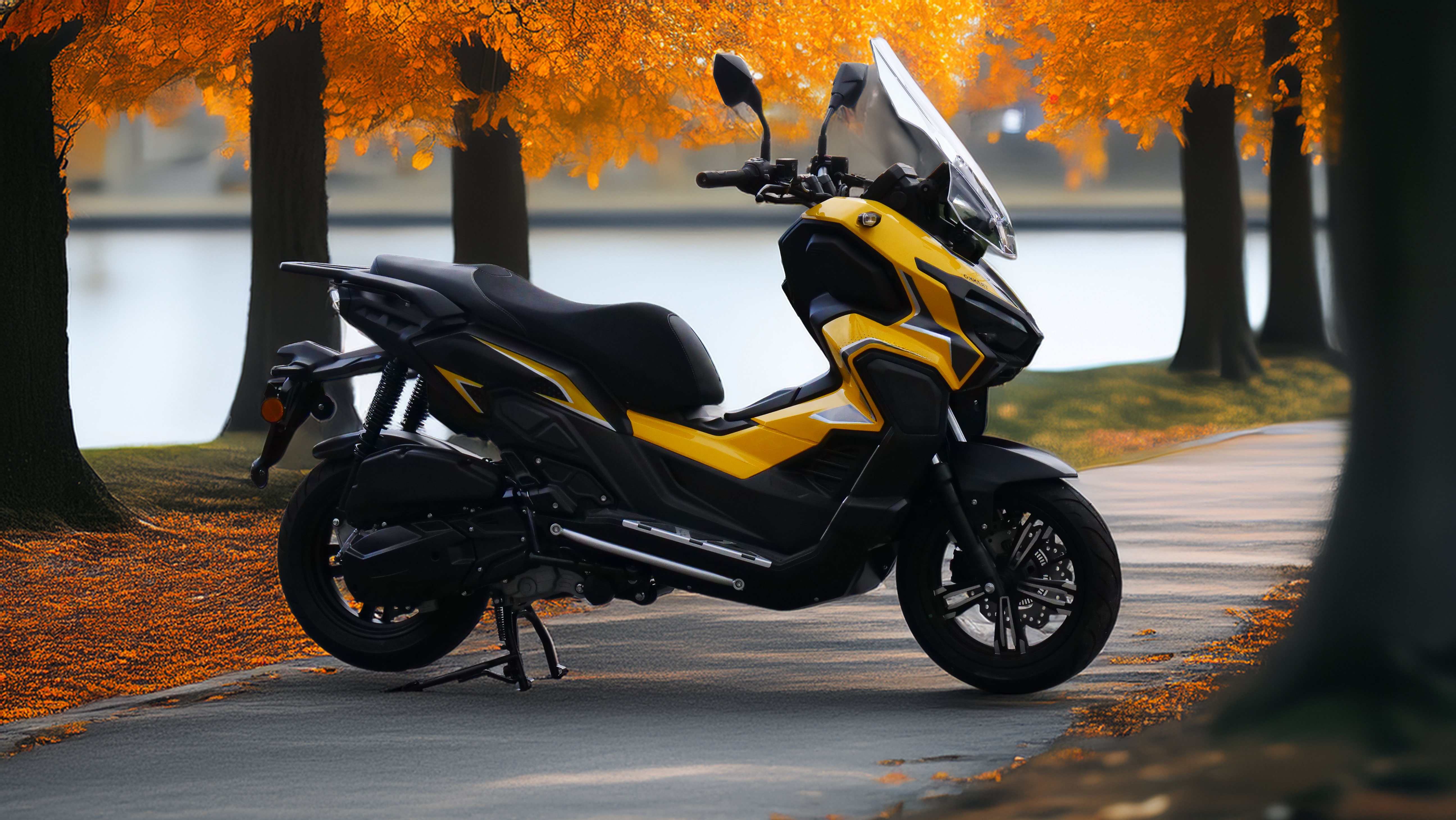 Delta Trakko 125 in peisaj