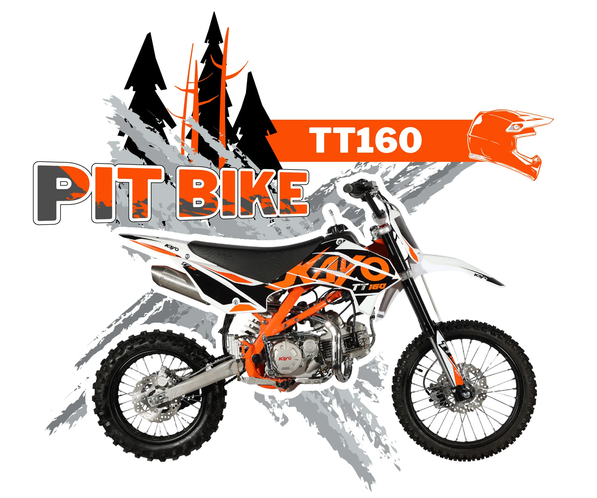 KAYO TT160 portocaliu