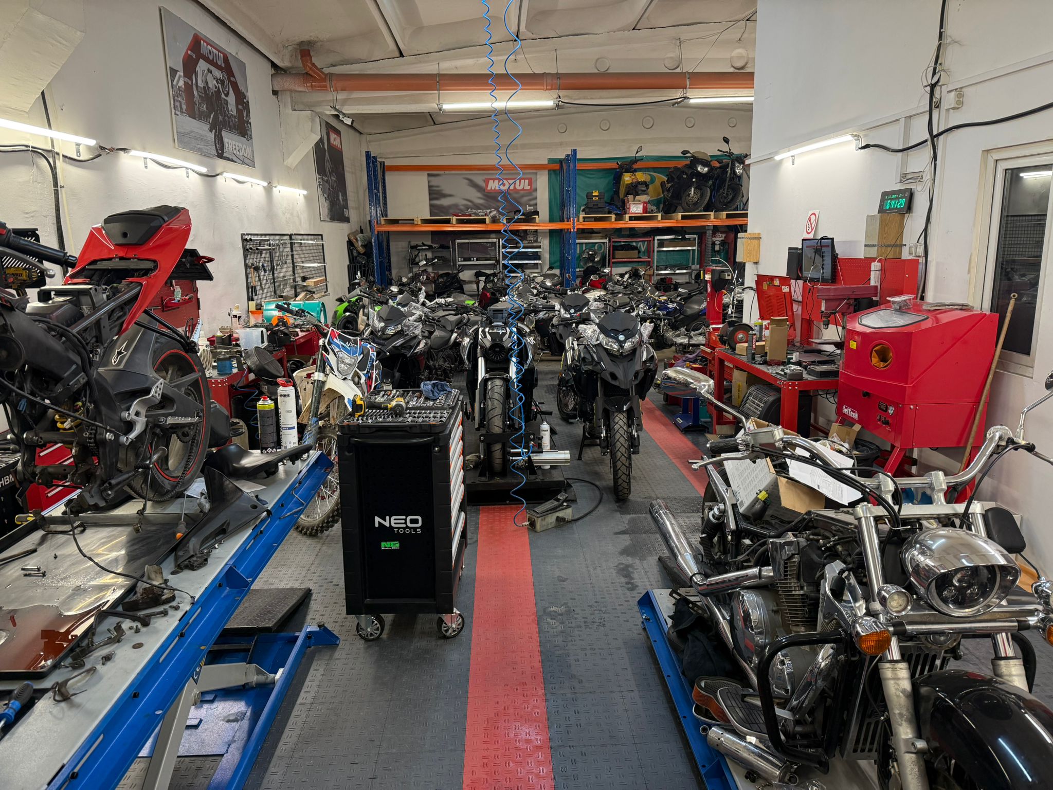 Motociclete în service la MYMOTO Cluj