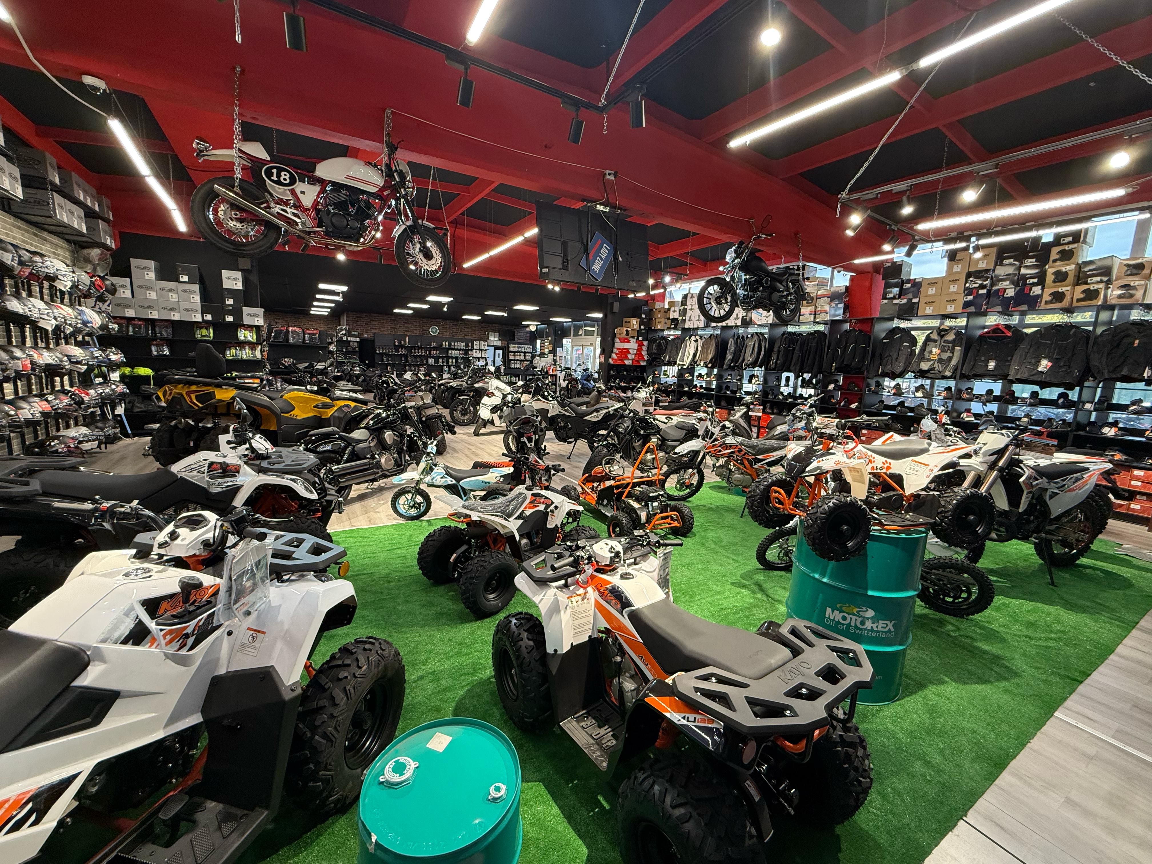 Showroom MYMOTO Cluj motociclete și ATV-uri