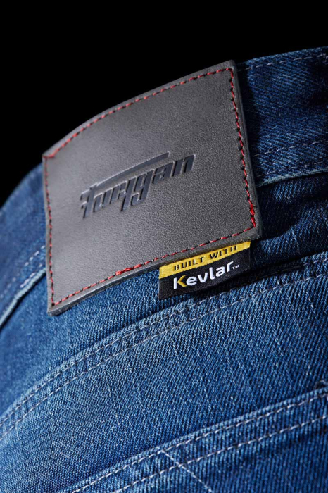 Blugi moto Furygan D12 X Kevlar Straight, albastru stonewash [7]