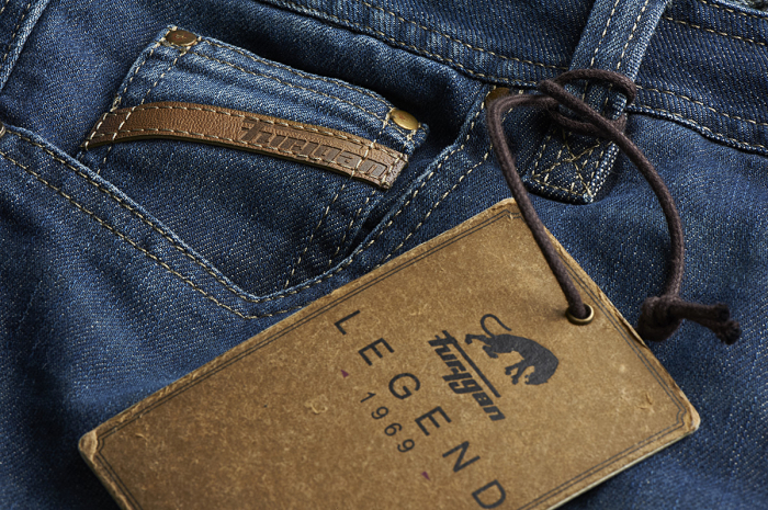 Blugi moto Furygan Steed de vară, albastru denim [6]