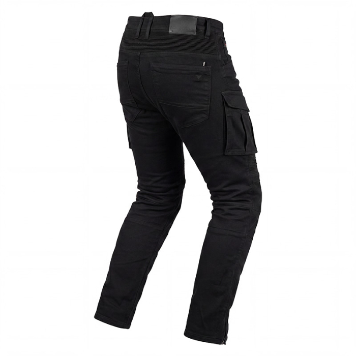 Blugi moto Nordcode Ground slim, negru [2]