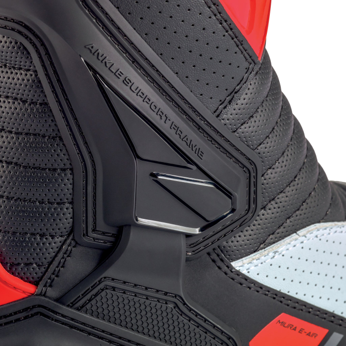 Cizme moto racing Eleveit S Miura Evo Air, negru/alb [6]