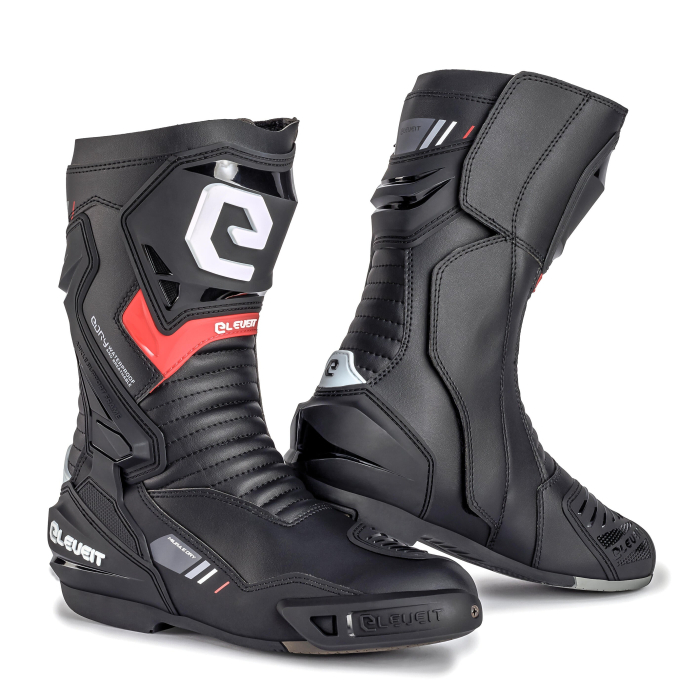 Cizme moto racing impermeabile Eleveit S Miura Evo WP, negru [2]