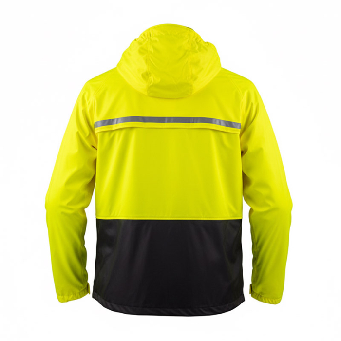 Geacă de ploaie moto Nordcode Rain Jacket, negru/fluo [2]