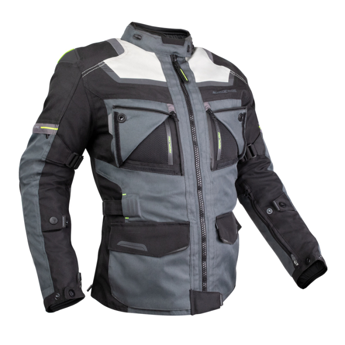 Geacă moto damă Nordcode Adventure Evo 24 adventure 4 sezoane, negru/gri [2]
