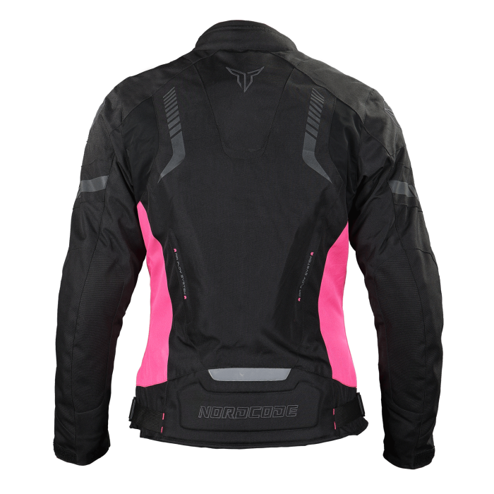 Geacă moto damă Nordcode Amazon 3 sezoane, negru/roz [4]