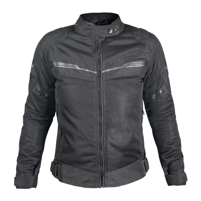 Geacă moto damă Nordcode Escape WP de vară cu membrană, negru [2]