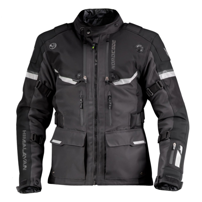 Geacă moto damă Nordcode Himalayan adventure 4 sezoane, negru/gri închis [2]