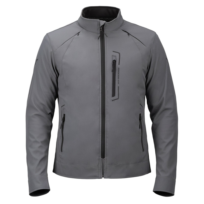 Geacă moto damă Nordcode Polo softshell urbană, gri închis [2]