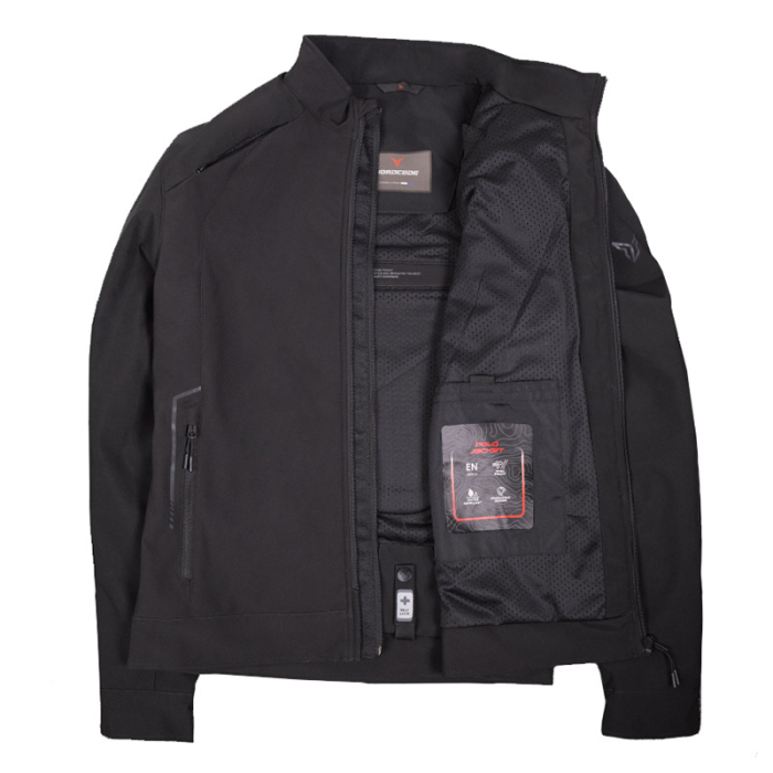 Geacă moto damă Nordcode Polo softshell urbană, negru [5]