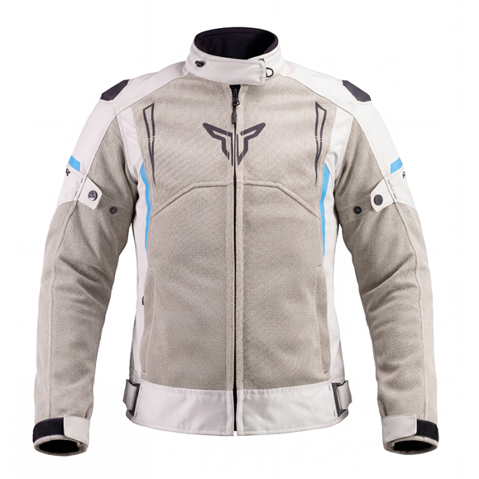 Geacă moto damă Nordcode Top Speed Air WP de vară cu membrană, gri deschis [2]