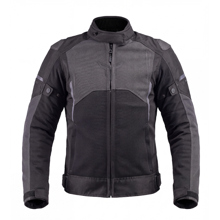 Geacă moto damă Nordcode Top Speed Air WP de vară cu membrană, negru/gri închis [2]