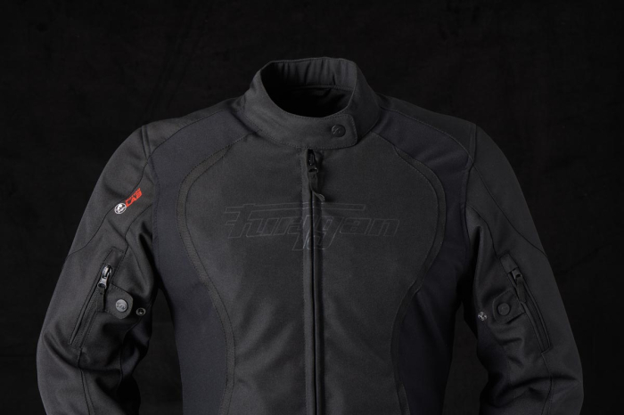 Geacă moto de damă Furygan Odessa Lady impermeabilă, negru/negru [5]