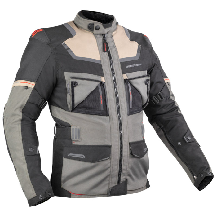 Geacă moto Nordcode Adventure Evo 24 adventure 4 sezoane, oliv/gri/nisipiu [3]