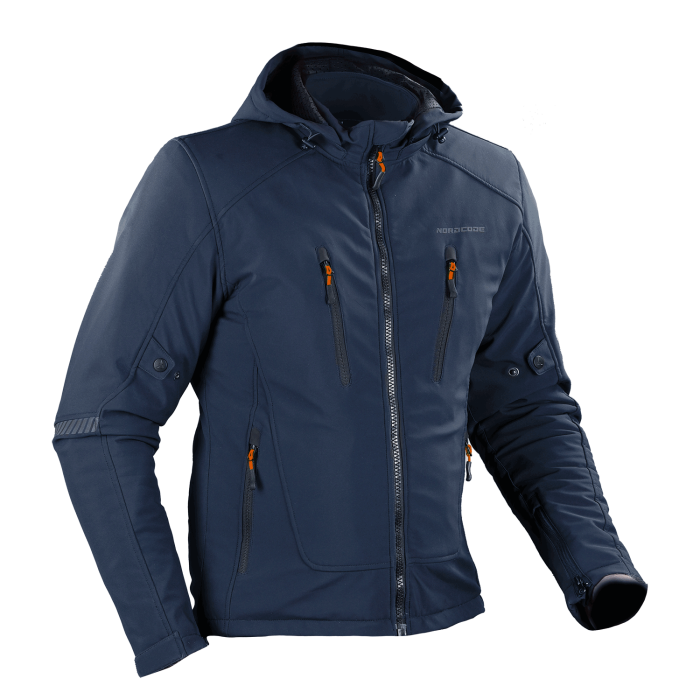 Geacă moto Nordcode Citizen Pro softshell urbană, albastru [4]