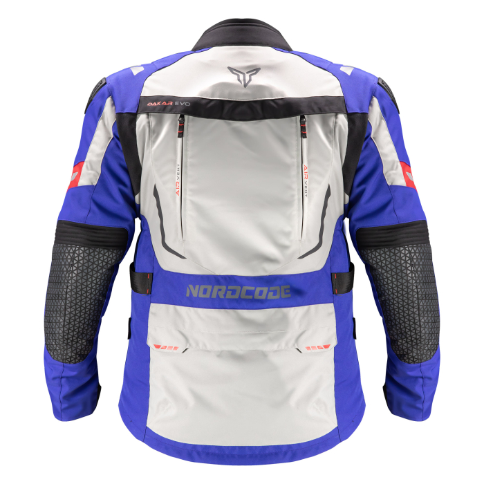 Geacă moto Nordcode Dakar Evo II adventure 4 sezoane, gri/albastru [4]