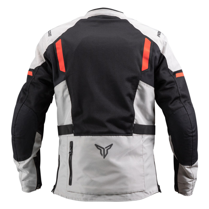 Geacă moto Nordcode Dune adventure de vară, gri/roșu [2]