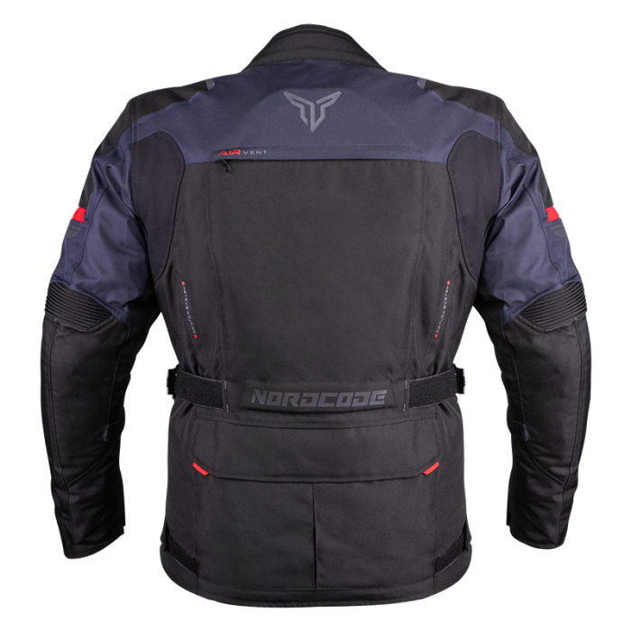 Geacă moto Nordcode Dust de iarnă impermeabilă, negru/albastru [3]