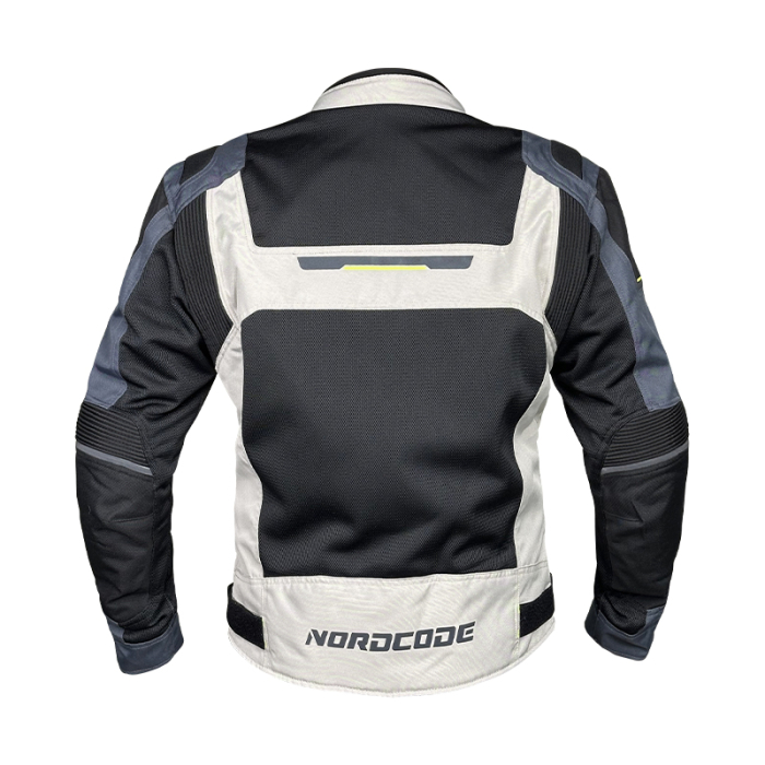 Geacă moto Nordcode Escape WP de vară cu membrană, negru/gri/albastru [3]