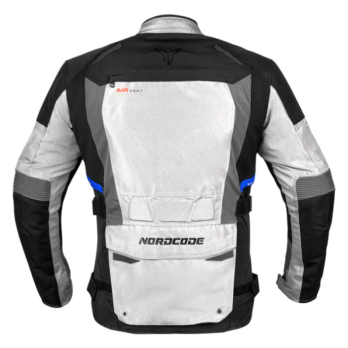 Geacă moto Nordcode Force de iarnă impermeabilă, gri deschis [2]