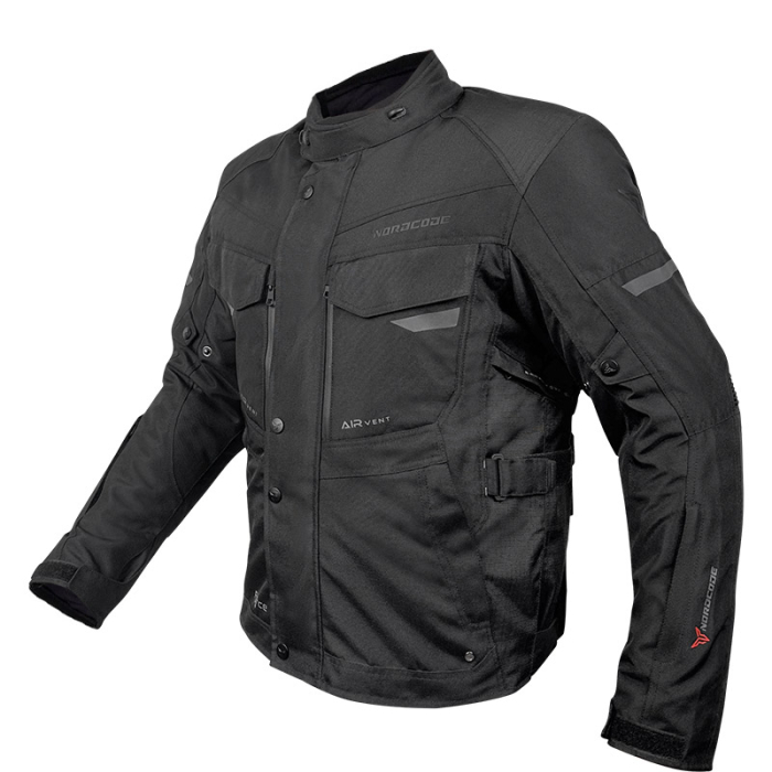 Geacă moto Nordcode Force de iarnă impermeabilă, negru [2]