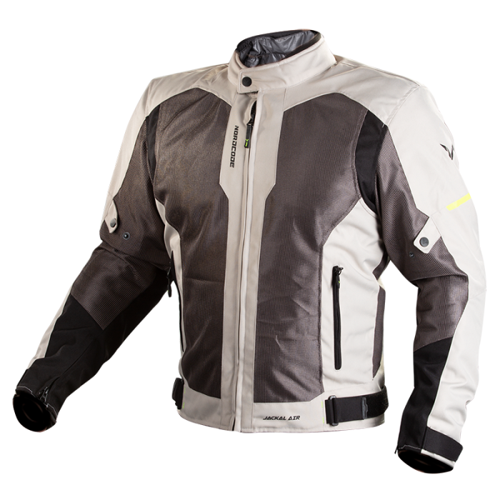 Geacă moto Nordcode Jackal Air de vară, gri/fluo [2]