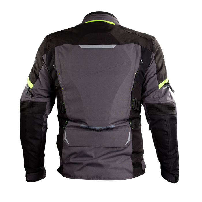 Geacă moto Nordcode Senegal touring 4 sezoane, gri închis/fluo [4]
