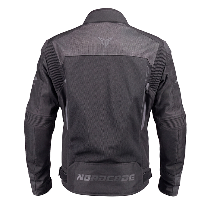 Geacă moto Nordcode Top Speed Air WP de vară cu membrană, negru/gri închis [3]