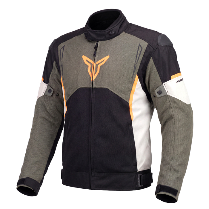 Geacă moto Nordcode Top Speed Air WP de vară cu membrană, oliv/gri [2]