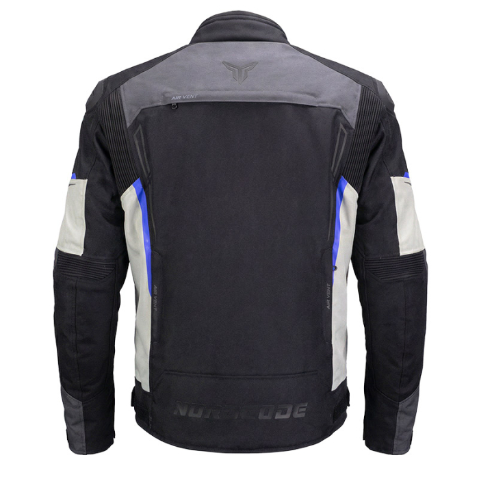 Geacă moto Nordcode Top Speed WP sport de iarnă, negru/gri/albastru [3]