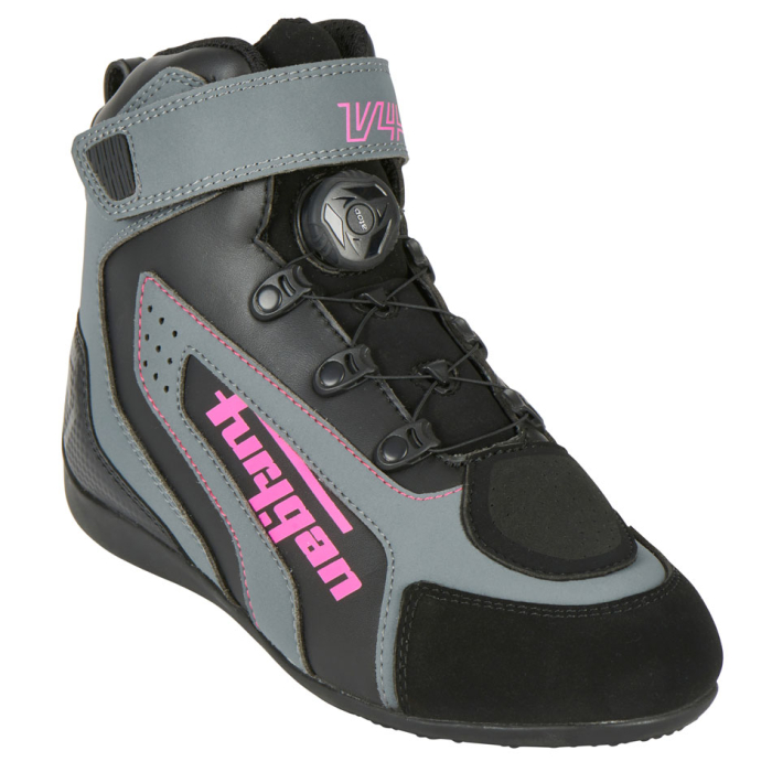 Ghete moto de damă Furygan V4 Easy D3O Lady impermeabile, negru/roz [3]
