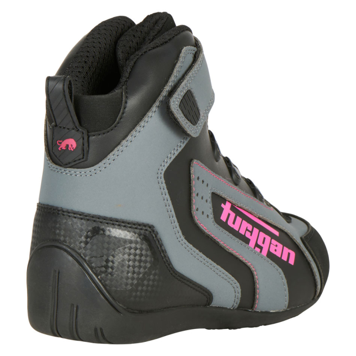 Ghete moto de damă Furygan V4 Easy D3O Lady impermeabile, negru/roz [4]