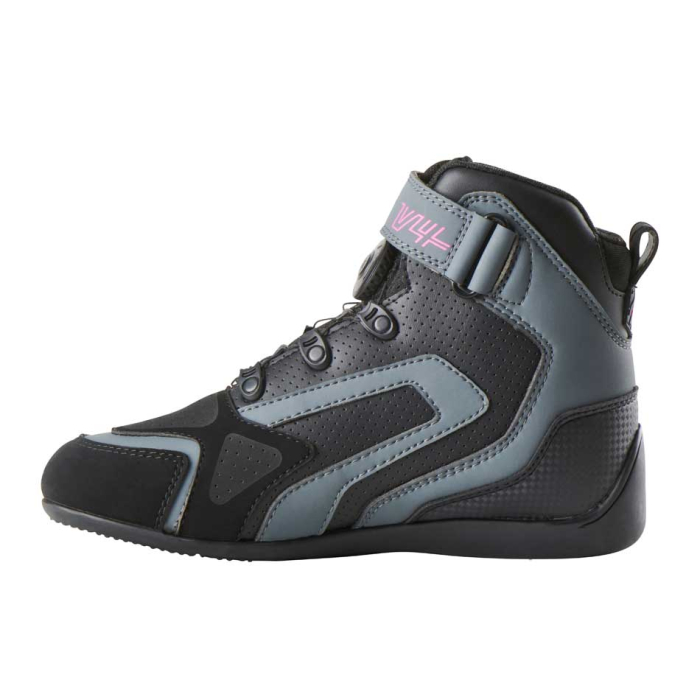 Ghete moto de damă Furygan V4 Easy D3O Vented Lady de vară, negru/roz [2]