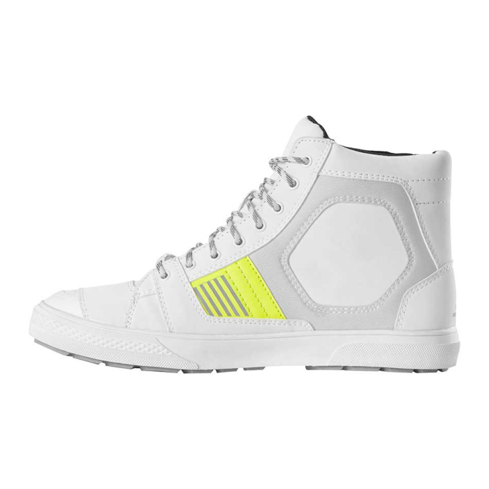 Ghete moto Furygan Sacramento D3O impermeabile, alb/galben fluo [2]