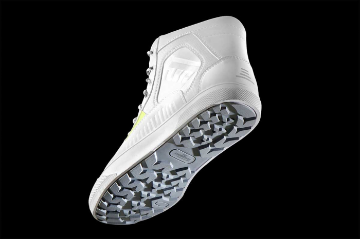 Ghete moto Furygan Sacramento D3O impermeabile, alb/galben fluo [4]