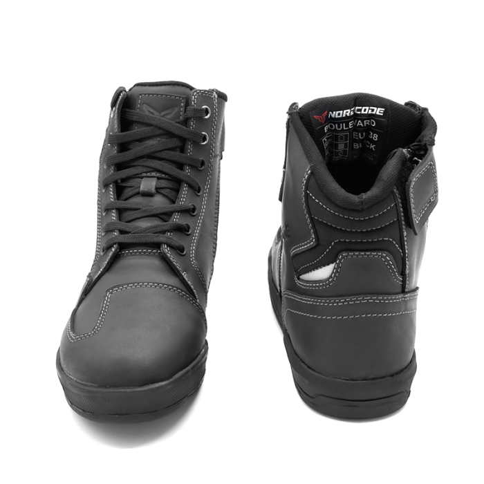 Ghete moto Nordcode Boulevard WP, negru [4]