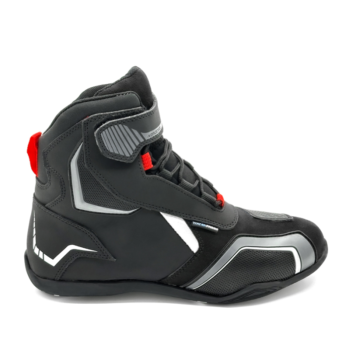 Ghete moto Nordcode Fighter WP, negru/gri [2]